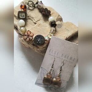 "Stay Wild, Moon Child" Bracelet & Earring Set #2